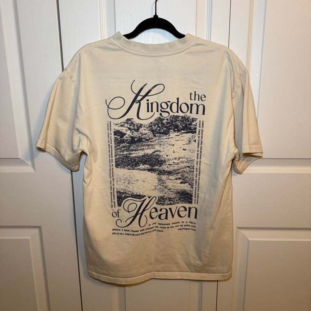 AS Colour The Kingdom of Heaven Heavyweight Graphic Tee Cream